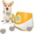 SOCO Automatic Ball Launcher for Dogs with Random Mode, 3 Settings to 45FT, Rechargeable Dog Ball Thrower with 4 ETPU Tennis Balls for Small Medium Breeds